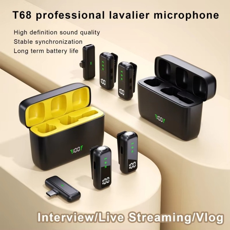 Video Gaming & Esports Usd Acc - Wireless Lavalier Microphone Audio Video Recording
