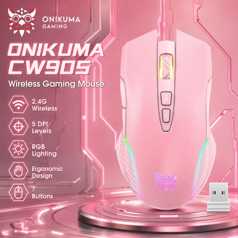 Es5 Esports Rgb Gaming Mouse - ONIKUMA CW905 Wireless/Wire Gaming Mouse 3600