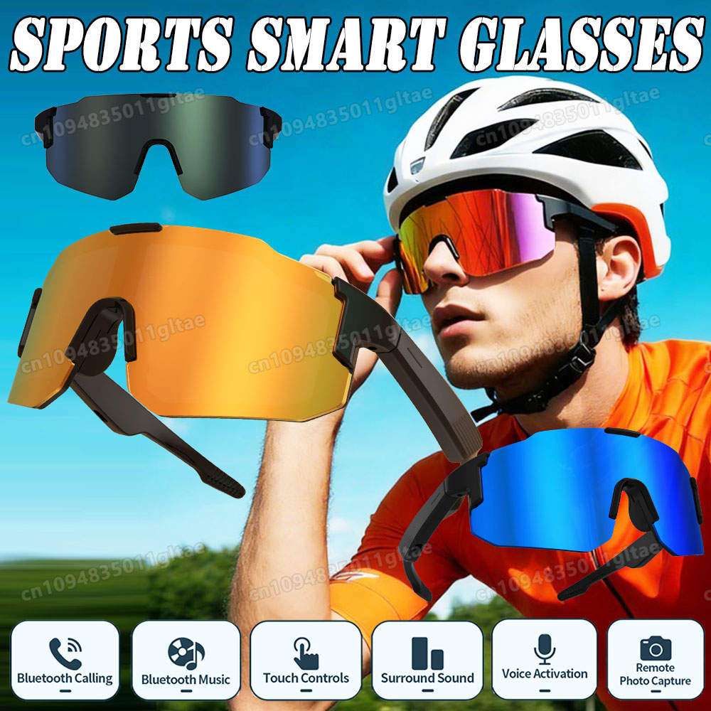 Esports Gaming Pk - Cycling Smart Glasses Camera Bluetooth Call