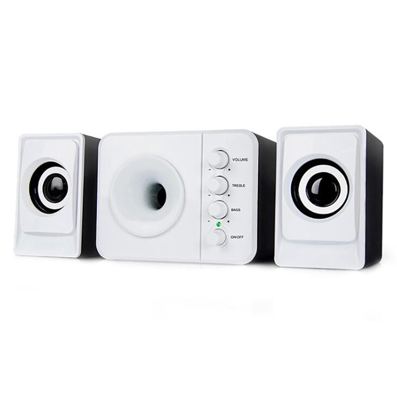 Gaming Speaker 2.1 - 2.1 USB-Powered Desktop Speakers, Knob Control,