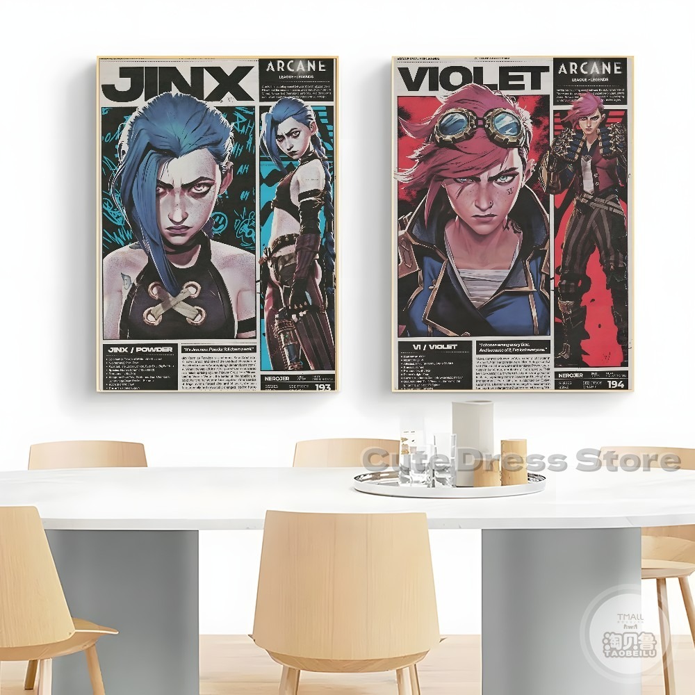 Arcane Canvas Print  Unframed  - Esports Gaming Poster recension och pris