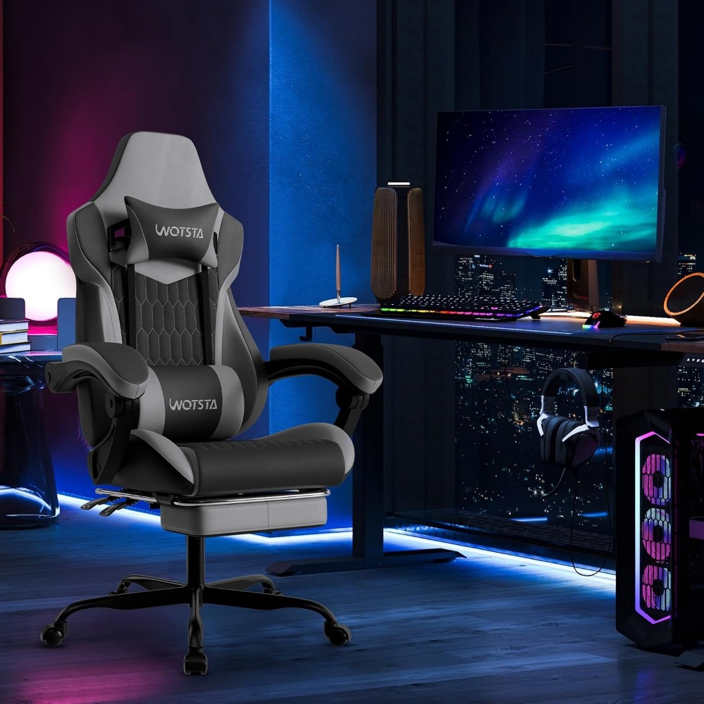Ergonomic PVC Leather Gaming C - Video Gaming & Esports Usd Acc recension och pris