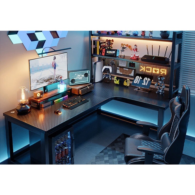 L Shaped Corner Computer Gamin - Esports Gaming School recension och pris