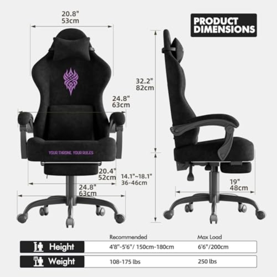 Gaming Chairs for Video Gamers - Video Gaming & Esports Usd Acc recension och pris