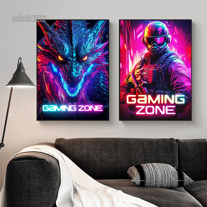 Dragon Assassin Space Armor Ga - Esports Gaming Poster recension och pris