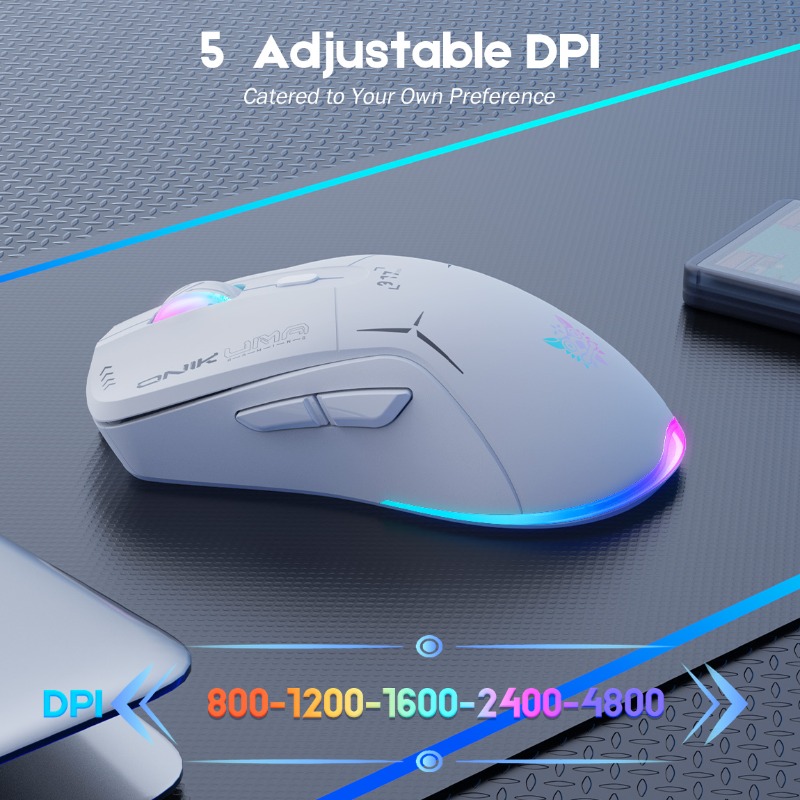 ONIKUMA CW917 Wireless/Wire Ga - Es5 Esports Rgb Gaming Mouse recension och pris
