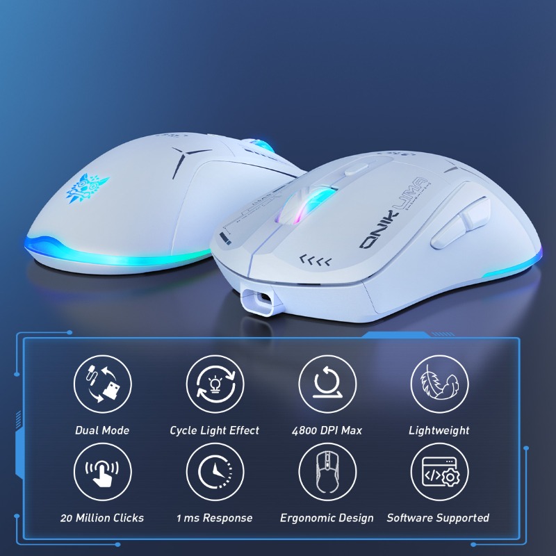 ONIKUMA CW917 Wireless/Wire Ga - Es5 Esports Rgb Gaming Mouse recension och pris