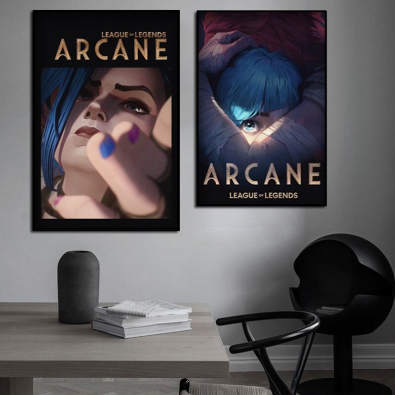Arcane Jinx Close-Up Poster Un - Esports Gaming Poster recension och pris