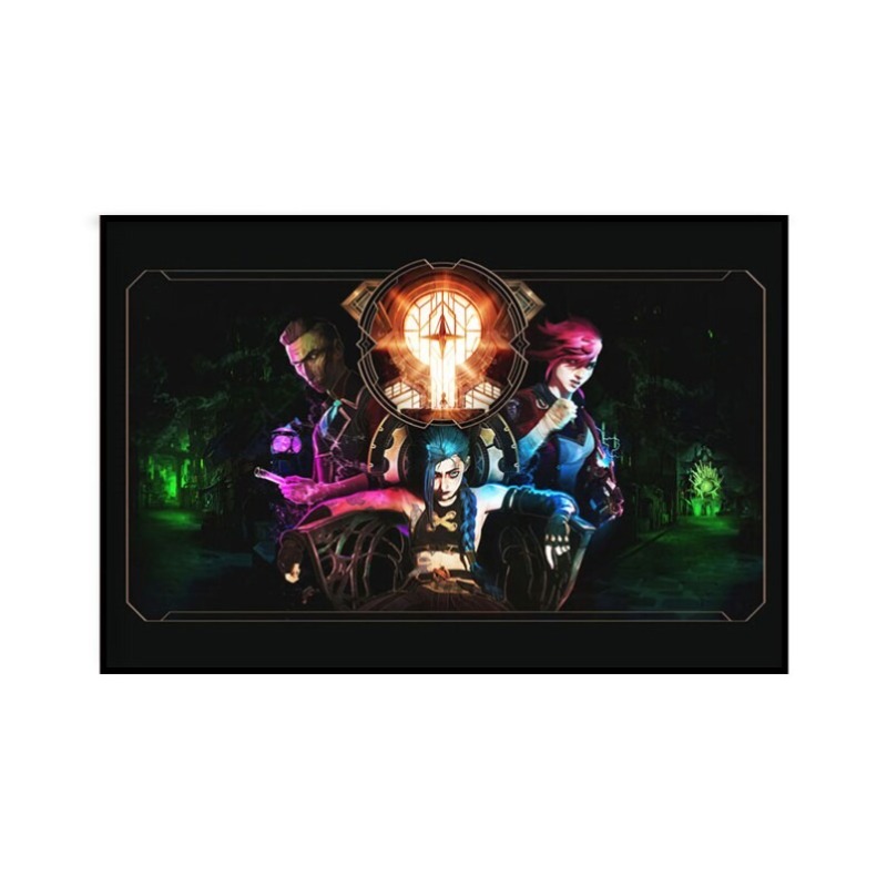 Arcane Jinx Close-Up Poster Un - Esports Gaming Poster recension och pris