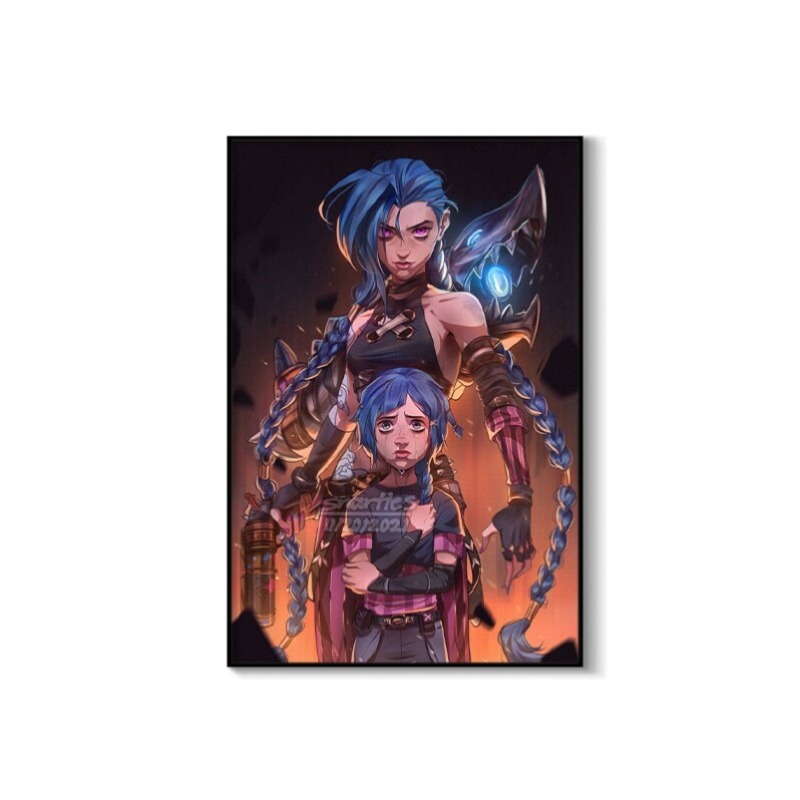 Arcane Jinx Close-Up Poster Un - Esports Gaming Poster recension och pris
