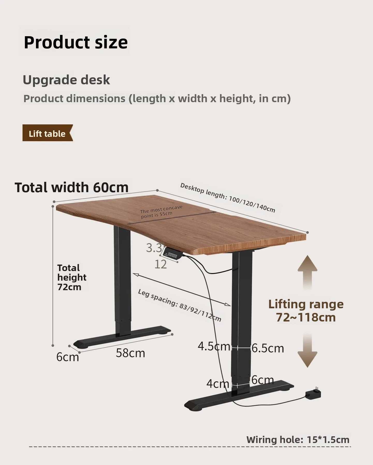 Height Adjustable Computer Des - Esports Gaming School recension och pris