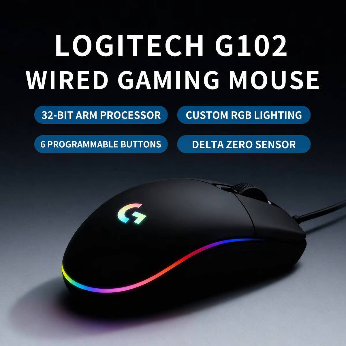 Logitech G102 Gaming Mouse, 8x - Esports Gaming Competition recension och pris