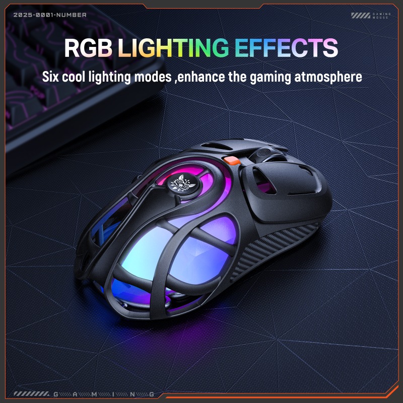 ONIKUMA DM02 Wireless Gaming M - Es5 Esports Rgb Gaming Mouse recension och pris