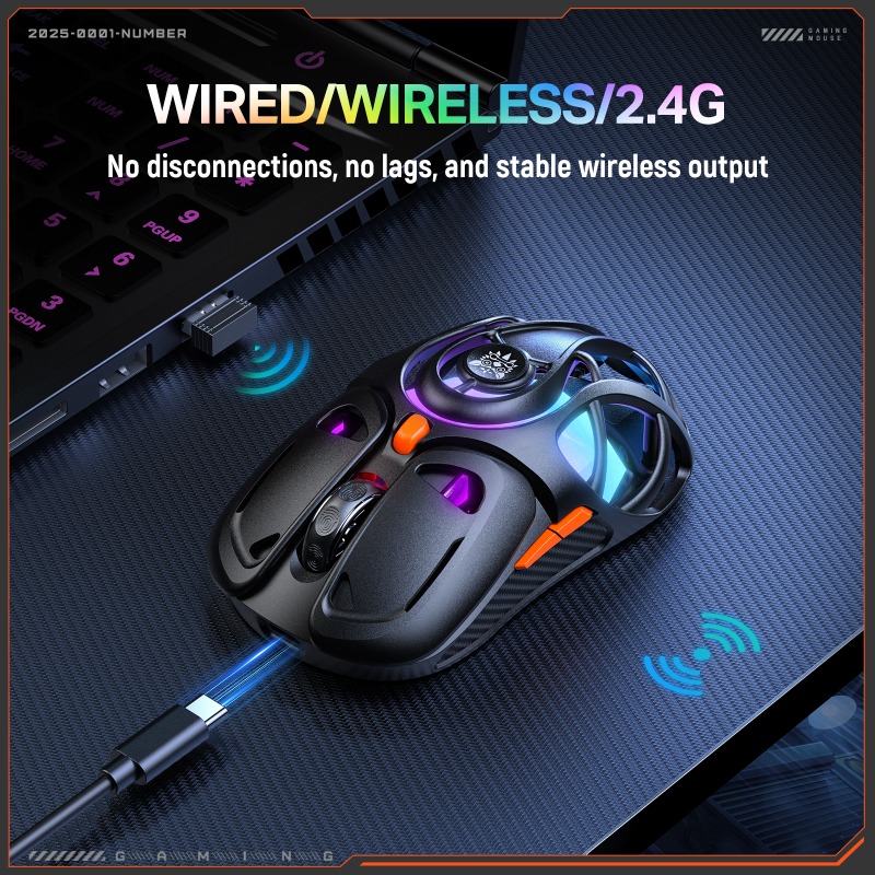 ONIKUMA DM02 Wireless Gaming M - Es5 Esports Rgb Gaming Mouse recension och pris