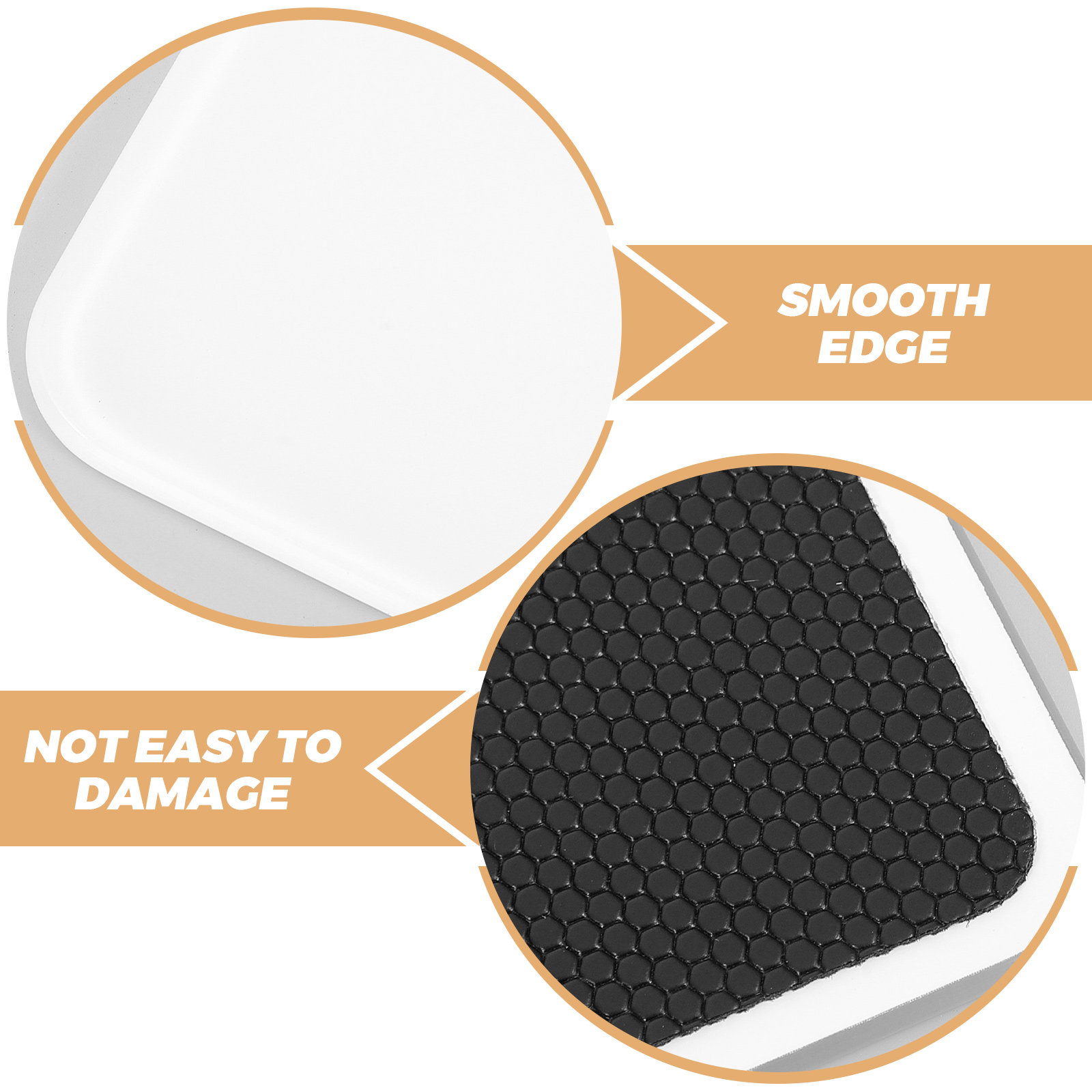 Tempered Glass Mousepad White  - Esports Gaming Competition recension och pris