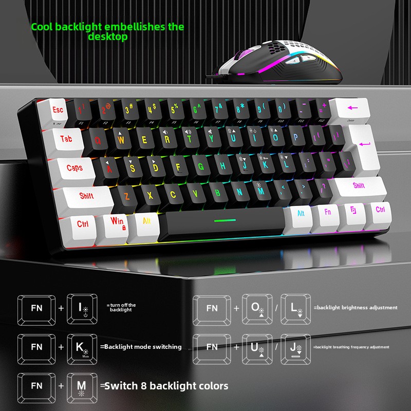 Keyboard and Mouse Sets 60% RG - Es5 Esports Rgb Gaming Mouse recension och pris