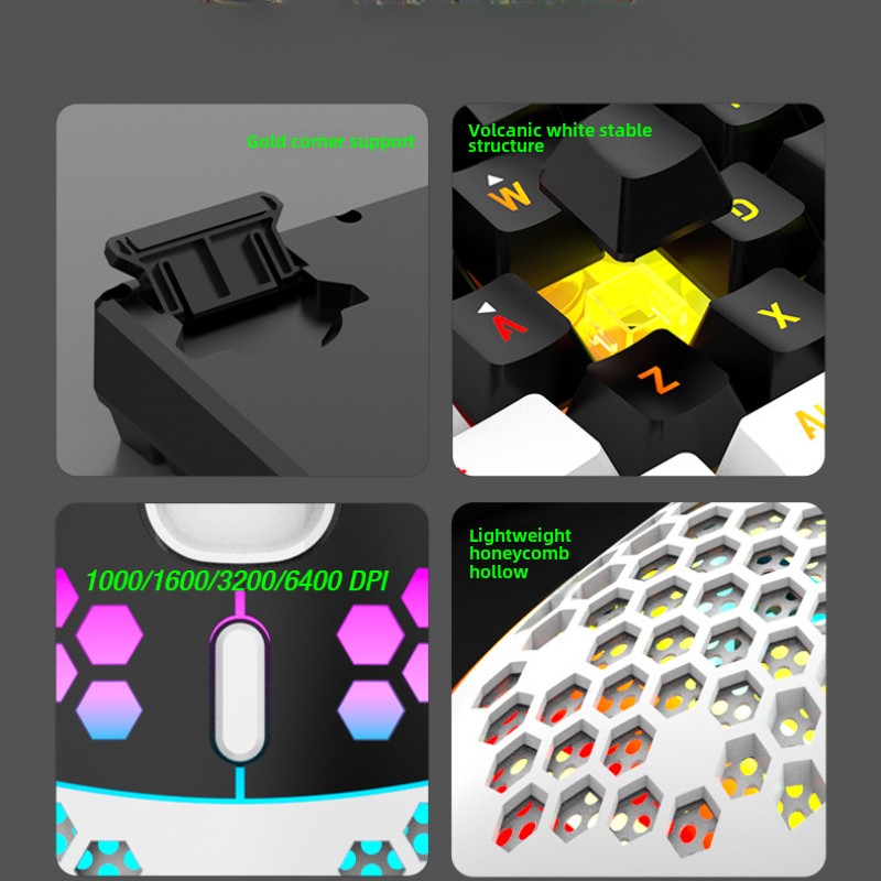 Keyboard and Mouse Sets 60% RG - Es5 Esports Rgb Gaming Mouse recension och pris